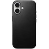 Dėklas Nomad Modern Leather case, juodas - iPhone 16