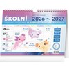 NOTIQUE Školní plánovací kalendář s háčkem 2027, 30 x 21 cm
