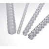 Oem Eurosupplies Plastikinės nugarėlės 14 baltos spalvos