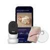 Išmani kūdikio kojinė „Owlet Dream Sock“, rusvos spalvos + Owlet Cam 2 mobili auklė