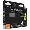 1x4 Panasonic Eneloop Pro Micro AAA 930 mAh + Akkubox