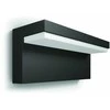Sieninis LED lauko šviestuvas PHILIPS Bustan, IP44,9W, 4000K, 1000lm, antracito spalvos