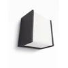 Sieninis LED lauko šviestuvas PHILIPS MACAW, IP44, 3 W, 2700 K, 350 lm, 9,3x13,3x14,8 cm