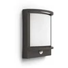 Sieninis LED lauko šviestuvas PHILIPS SAMONDRA, IP44, 2700 K, 12 W, 1200 lm, su judesio davikliu