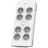 Sumuštinių keptuvas „Philips“ viršįtampių apsauga be kontakto po stalu, 8 „schuko“ lizdai, „Philips“