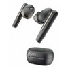 Ausinės „Plantronics“ POLY VOYAGER FREE 60+ UC SU LIETIKMUMO EKRANO ĮKROVIMO DĖKLĖS KOMANDOS USB-C BT700C Juodas