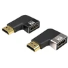 PREMIUMCORD adapteris 8K HDMI A - HDMI A, F/M, 90° kampas - kairysis