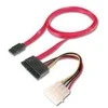 PremiumCord kabelis SATA data + galia 0,5m