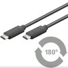 Kabelis USB PremiumCord USB-C - 0.5 m Juodas (ku31cc05bk)