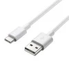 USB laidas PremiumCord USB-A - USB-C 1 m Balta (ku31cf1w)