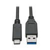 PremiumCord jungiamasis USB 3.2 laidas su USB-C - USB-A jungtimis 1 m juodos spalvos