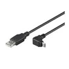 USB kabelis PremiumCord USB-A - mikroUSB 2 m Juoda (ku2m2f-90)