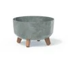 Vazonas PROSPERPLAST Gracia Low Betono sp. 6,8l