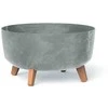 Vazonas PROSPERPLAST Gracia Low Betono sp. 14,3l