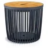 Krepšių komplektas Clubo 386x386x358mm/2vnt. antracito sp. 25/35 L