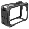 Metalinis apsauginis dėklas su „Puluz“ šalto bato laikikliu, skirtas „DJI Osmo Action 6“ dronui