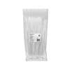 QOLTEC 52230 Daugkartinio naudojimo savaime užsifiksuojanti kabelio juosta 7,2x250 mm nailono UV Baltas