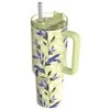 Gertuvė Quokka Stream - Stainless Steel Thermal Mug 1200 ml with Straw (Matcha)