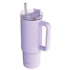 „Quokka Stream“ – nerūdijančio plieno termo puodelis 950 ml su šiaudeliu (violetinis)