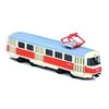 Rappa Metalinis čekiškas retro tramvajus 16 cm