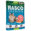 RASCO Premium RASCO lašišos filecikai katėms su spirulina