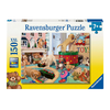 Ravensburger Dėlionė 150 vnt. - Mažųjų letenėlių žaidimo laikas
