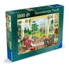 Ravensburger Dėlionė 1000 vnt. - Kambarys su vaizdu į vasaros sodą