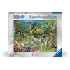 Ravensburger Dėlionė 500 vnt. - Sodas pajūryje