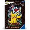 Ravensburger medinė dėlionė 300 vnt. - Pikachu