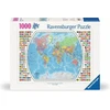 Ravensburger - Dėlionė Politinis pasaulio žemėlapis 1000p (12000664)