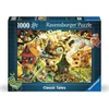 Dėlionė „Ravensburger“ – galvosūkis „Saugokitės mažų kiaulių“, 1000p (12001004)