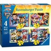 Ravensburger "4 viename" Dėlionė 12, 16, 20, 24 vnt. - Šunyčiai patruliai (PAW Patrol)