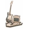 Robotime Medinė 3D dėlionė - Elektrinė gitara
