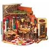 Robotime Mini namas 3D konstruktorius Rolife Cheers Bar &amp; Dining