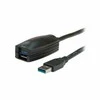Roline USB kabelis USB-A – 5 m juodas (12/04/1096)