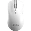 Sandberg 331-05 belaidė pelė, taupanti energiją, balta, kairė ir dešinė, USB-A adapteris