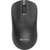 Sandberg 331-04 belaidė pelė, taupanti, juoda, kairė ir dešinė, USB-A adapteris