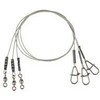 Pavadėlis Savage Gear Carbon49 Trace 30cm 0.48mm 11kg Swivel/Needle Snap 3pcs