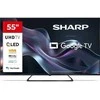 Sharp | 55HP6265E | 55 | Išmanusis televizorius | „Google TV“ | UHD | Juoda