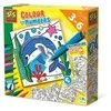 SES Creative – Spalva pagal skaičius – Trikampiai rašikliai – (S14690)