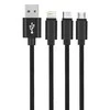 Setty 3in1 micro-USB+8PIN+type-C laidas