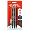 Irwin Rašiklis „Sharpie S-GEL", mėl./juod./raud., blist., 3 vnt.