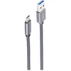 Kabelis USB Shiverpeaks USB-A - USB-C 2 m Pilka (BS13-38030)