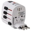Kelioninis tinklo adapteris 230V 7A PRO kištukai AU/CN/UK/US/IT - lizdas EU SKROSS