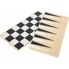 Small Foot Rinkinys mediniai stalo žaidimai 3in1 šachmatų šaškės Backgammon Dėlionės žaidimas