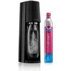 Gazuotų gėrimų gaminimo aparatas SodaStream Terra, juodas