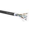 Solarix instaliacinis kabelis CAT5E FTP 305m dvigubas apvalkalas juodas