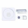 Solight Wireless durų skambutis, maitinamas baterijomis, 200m, baltas, mokymosi kodas
