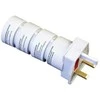 Solight Travel adapteris sulankstomas baltas