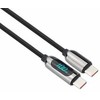 Solight Kabelis USB-C (M) - USB-C (M) 2m juoda